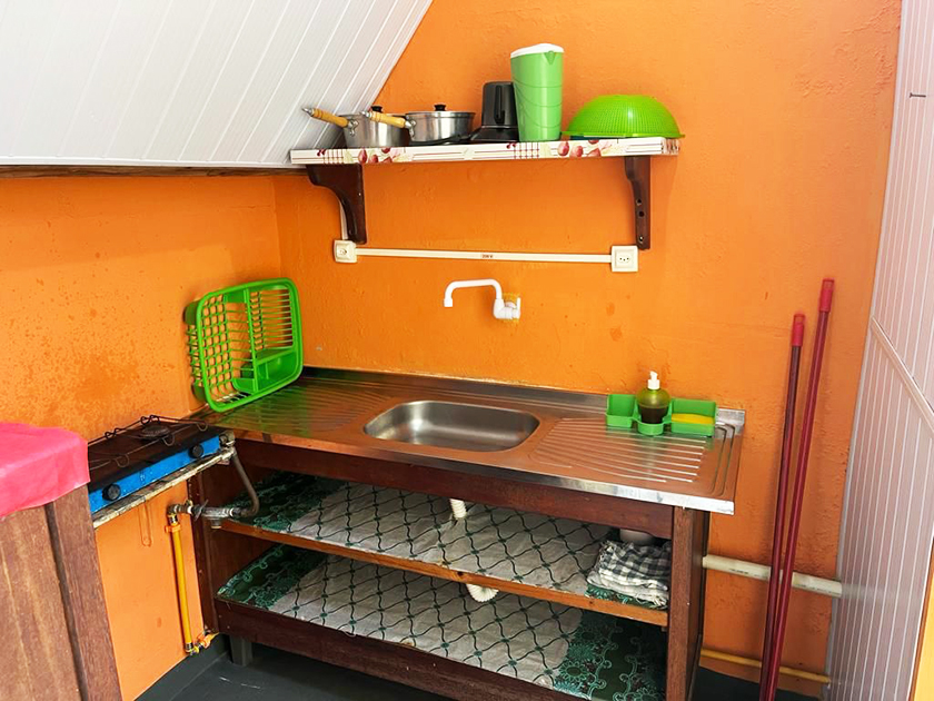 Chalé Mar Itanhaém, Pé na Areia